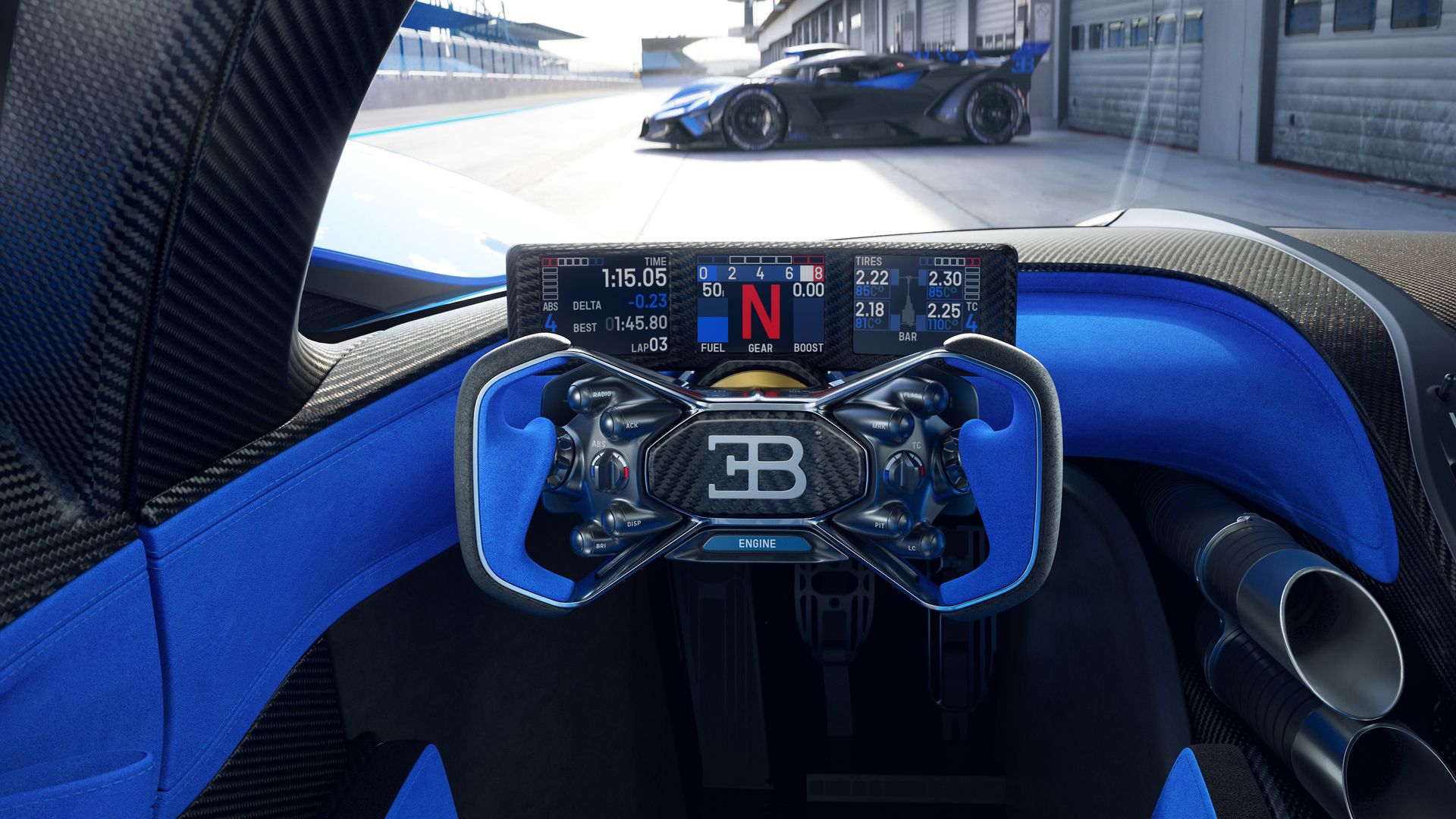 Bugatti Bolide: A cockpit designed for exhilarating experiences on track